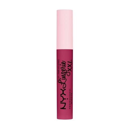 NYX Professional Makeup lip lingerie xxl rossetto liquido opaco a lunga tenuta 4 ml tonalità 18 staying juicy