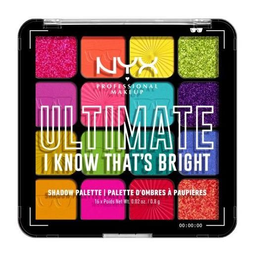 NYX Professional Makeup ultimate i know that´s bright ombretto 12.8 g