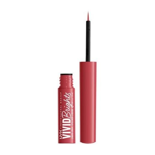 NYX Professional Makeup vivid brights eyeliner dai colori vivaci 2 ml tonalità 04 on red