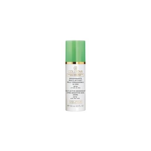 Collistar deodorante multi-attivo®pelli ipersensibili 24 ore spray al latte di aloe speciale corpo perfetto 100ml