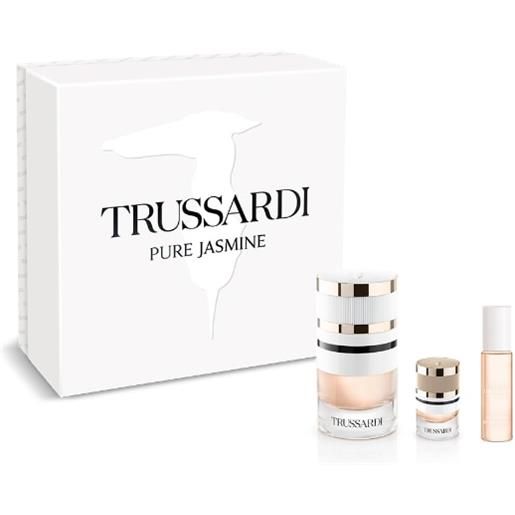 Trussardi cofanetto regalo pure jasmine life style mini set 60+7+10mlmlml