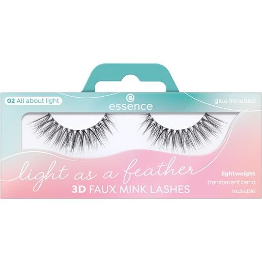 Essence ciglia finte effetto visione 3d light as a feather 2 all about