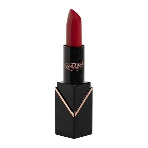 Purobio rossetto lipstick semi-matte rosso fragola