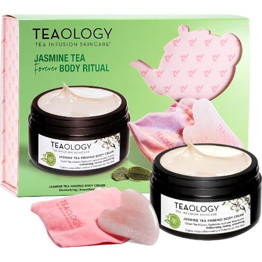 Teaology cofanetto regalo jasmine tea forever body ritual 30ml