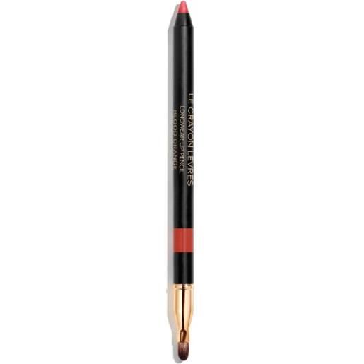 Chanel matita contorno labbra a lunga tenuta le crayon lèvres 176 blood orange