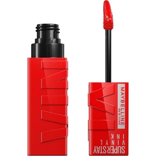 Maybelline rossetto effetto vinilico superstay vinyl ink 25 red-hot