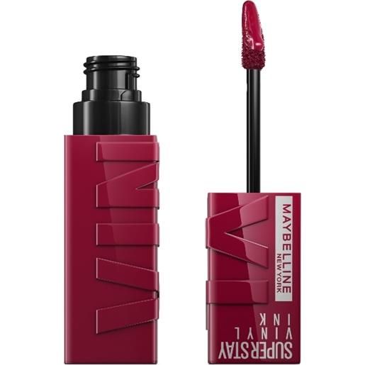 Maybelline rossetto effetto vinilico superstay vinyl ink 30 unrivaled