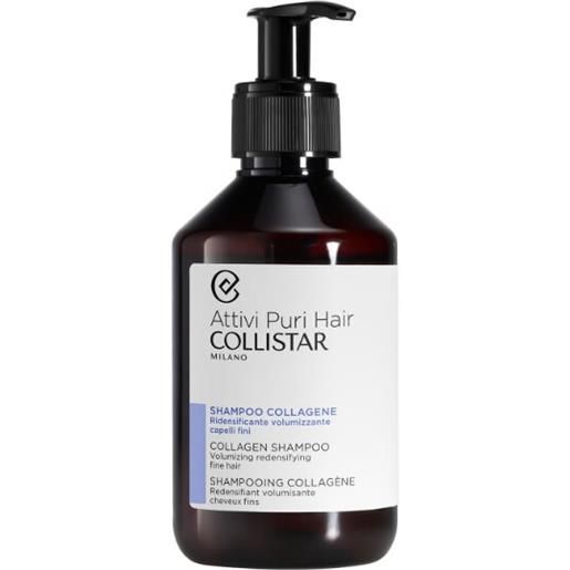 Collistar shampoo ridensificante volumizzante - per capelli fini e privi di corpo collagene 250ml