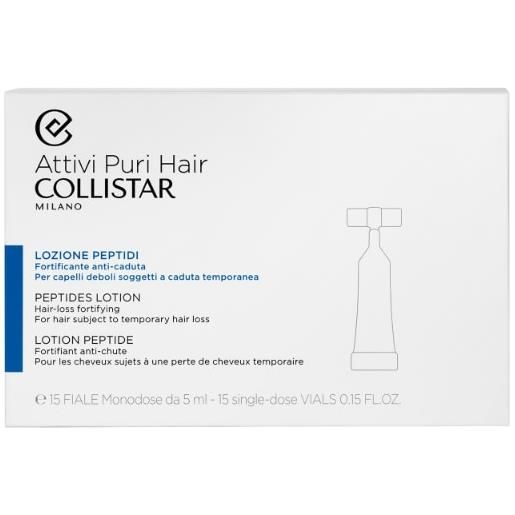 Collistar lozione fortificante anti-caduta - per capelli fragili soggetti a caduta temporanea peptidi 15x5ml