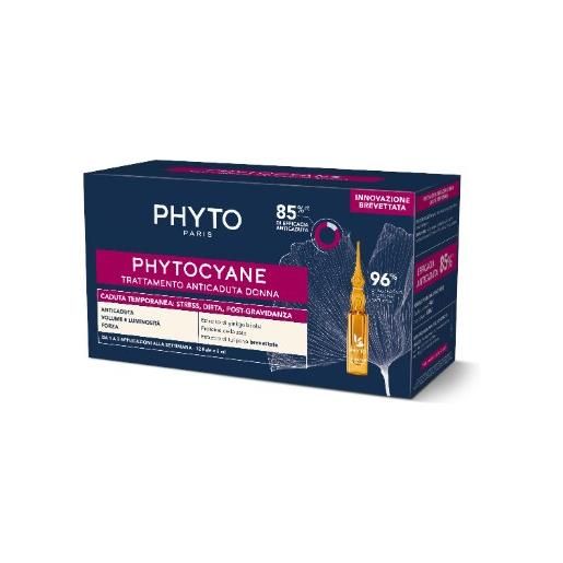 Phyto trattamento anti-caduta temporanea dei capelli donna Phytocyane 12x5ml