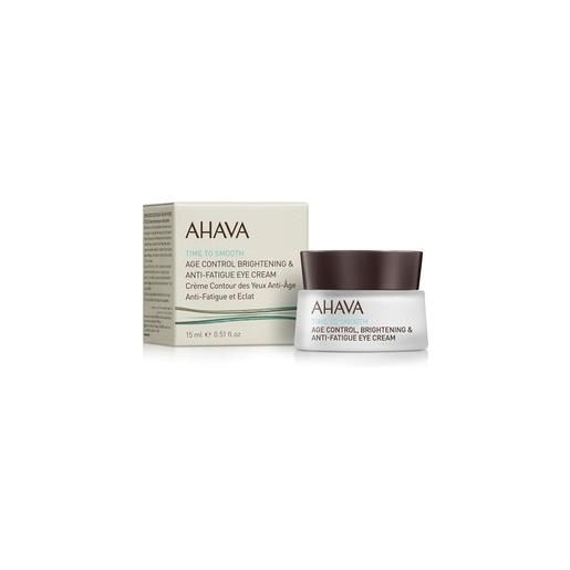 Ahava age control brightening & anti-fatigue eye cream time to smooth 15ml