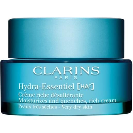 Clarins crema idratante ricca - per pelle molto secca hydra-essentiel 50ml