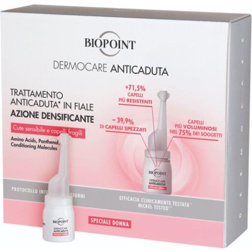 Biopoint trattamento donna anticaduta in fiale dermocare