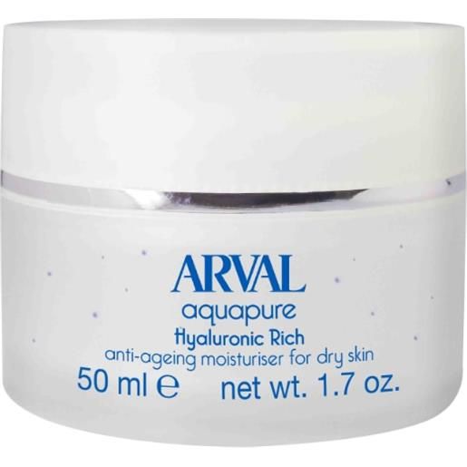 Arval hyaluronic rich - idratante anti-età pelli secche aquapure 50ml
