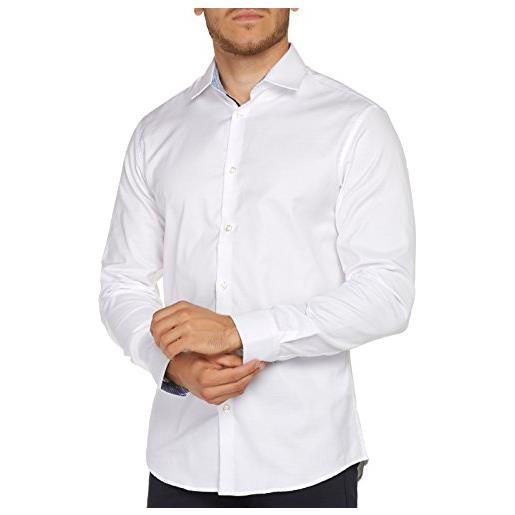 SELECTED HOMME shdonenew-mark shirt ls noos camicia formale, bianco (bright white), medium uomo