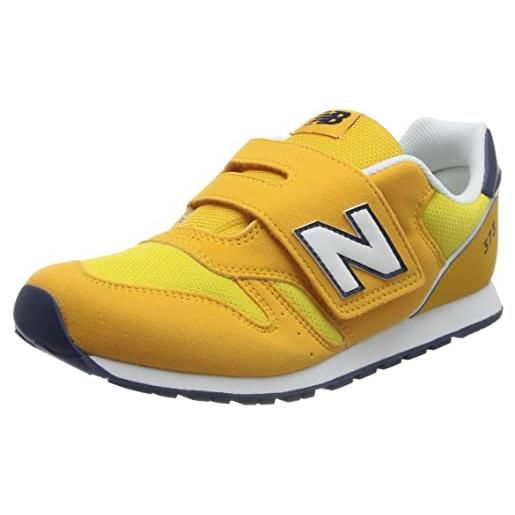 New Balance 373 hook and loop, scarpe da ginnastica bambini e ragazzi, giallo 1, 35 eu
