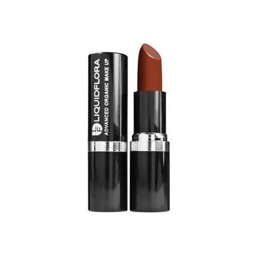 Liquidflora rossetto biologico 05 orange brown trucco make up lipstick vegan