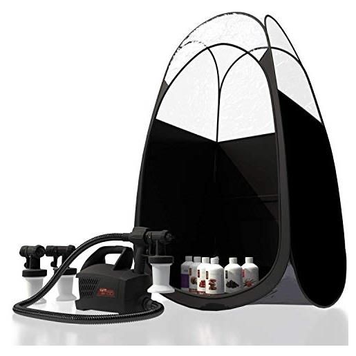 Maximist evoluzione tnt spray abbronzatura kit (inclusi nero tenda & suntana soluzioni)