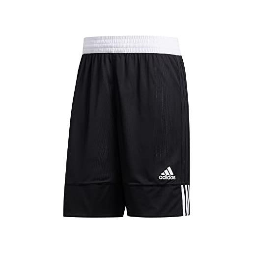 adidas 3g speed reversible shorts, pantaloncini uomo, black/white, xl
