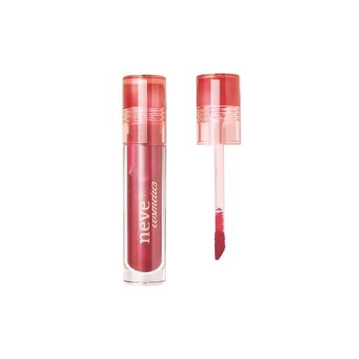 Neve Cosmetics tinta labbra ruby juice, leggera come acqua resistente come inchiostro | on set