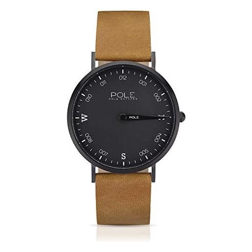 POLE watches orologio da polso analogico monolancetta di quarzo da uomo (iron)