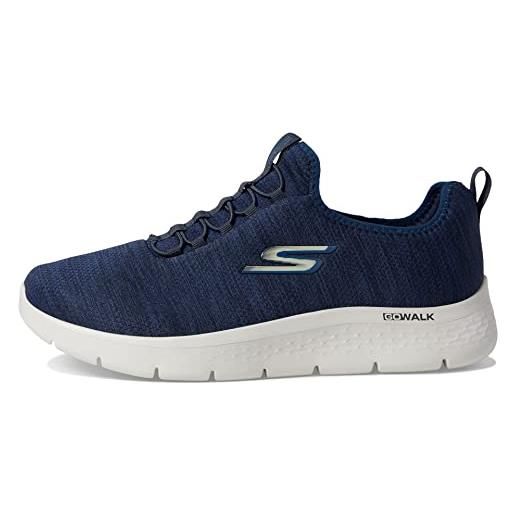 Skechers 216484 nvbl, scarpe da ginnastica uomo, blu (navy textile blue trim), 42.5 eu