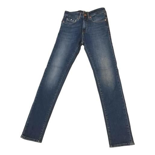 Gas jeans sax zip rev a3057 09md fit skinny tg. 32 * 32 col. Blu denim