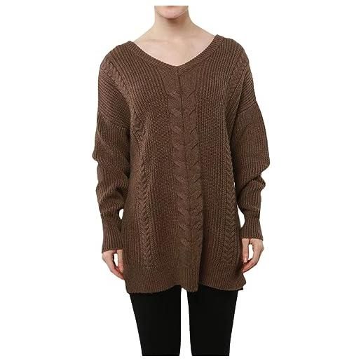 Vogrtcc womens v neck cashmere sweater long sleeve wool sweater loose pullover
