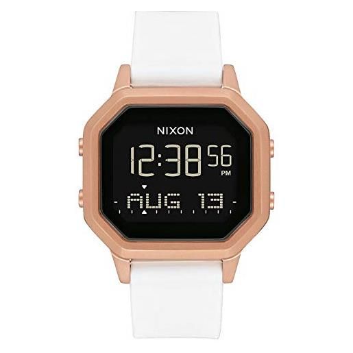 Nixon orologio automaticamente con cinturino in silicone a1211-1045-00