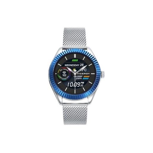Viceroy - orologio smart acciaio ip blu bracciale sr va - 41139-30