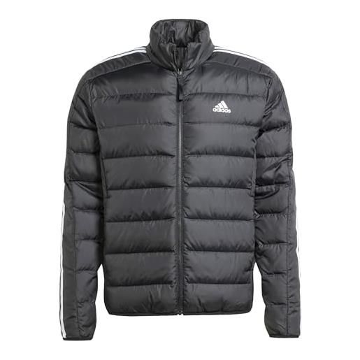 adidas giacca da uomo essentials 3s light down jacket, leggenda ink, inchiostro leggendario. , l