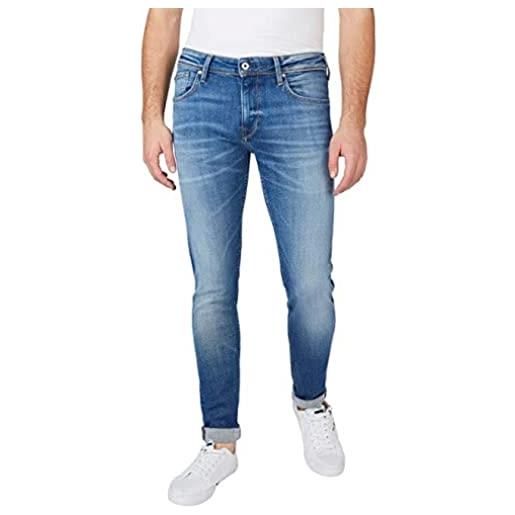 Pepe Jeans finsbury, jeans uomo, blu (denim-hs6), 29w / 34l