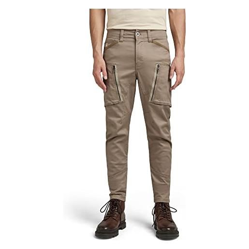 G-STAR RAW zip pocket 3d skinny cargo pants, jeans uomo, beige (dk lever c105-b416), 31w / 34l