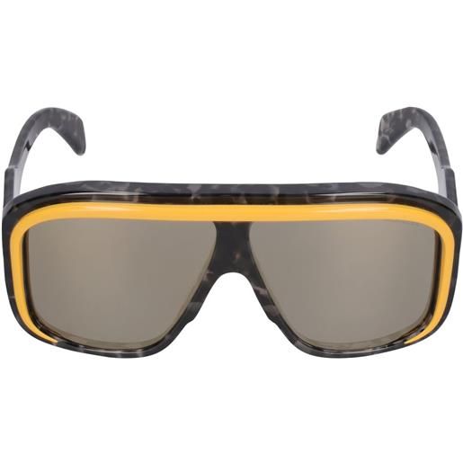 MONCLER vintage-inspired shield sunglasses