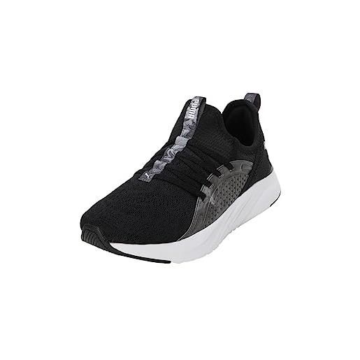 PUMA softride sophia 2 marmorizzati wns, scarpe per jogging su strada donna, nero black, bianco white, 42 eu