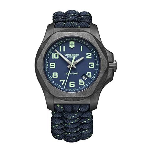 Victorinox acciaio inossidabile orologio da uomo analogico al quarzo con cinturino v241860, cinturino, blu, bracciale