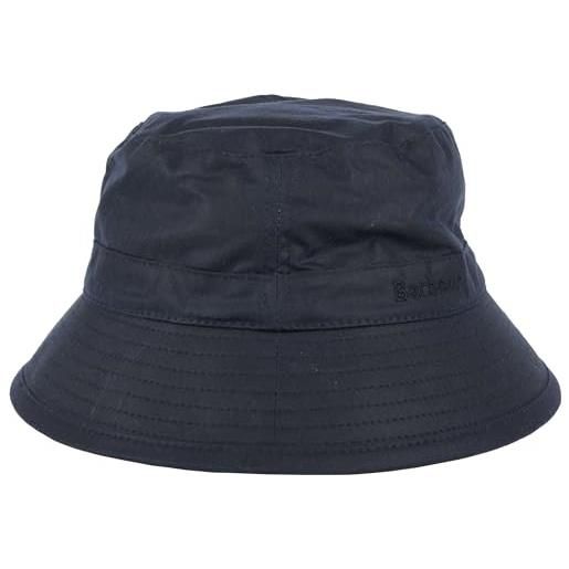 Barbour - cappello sportivo cerato da uomo, colore: blu scuro