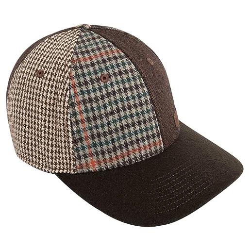 Hackett London cappellino patchwork coperchio, marrone (marrone/multi), taglia unica uomo