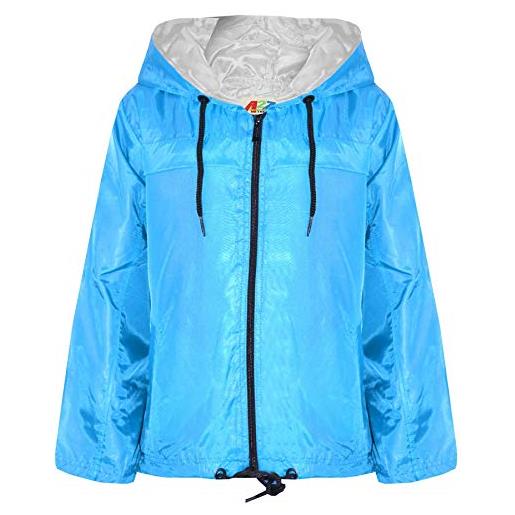 A2Z 4 Kids ragazze ragazzi impermeabili giacche bambini aqua leggero - raincoat jacket 449 aqua_13