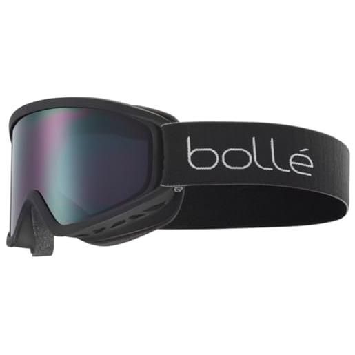 bollé, freeze black matte, clear cat 0, occhiali da sci, medium, unisex adulto