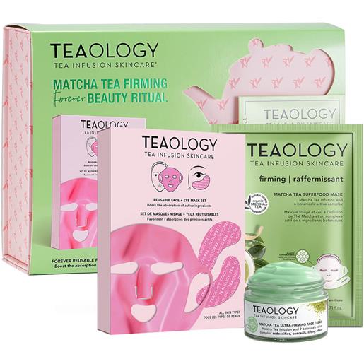 Teaology matcha tea firming forever beauty ritual cofanetto