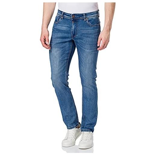 Timezone slim eduardotz, jeans blue wash, 36/32 uomo