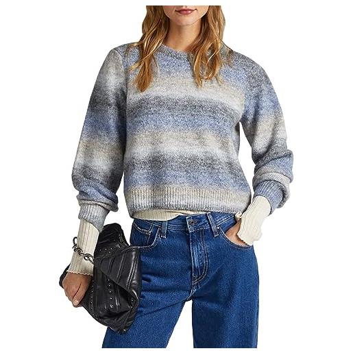 Pepe Jeans edith sweater, maglione donna, multicolore (multi), xs