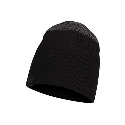 Buff, knitted hat new dima black cappello, unisex adulto, graphite, taglia unica