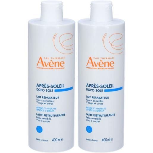 Avene (Pierre Fabre It. SpA) eau thermale avène latte doposole ristrutturante set da 2 2x400 ml