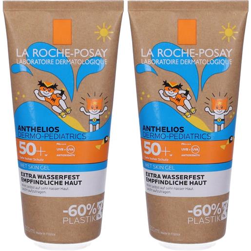 LA Roche Posay-Phas (L'Oreal) la roche posay anthelios dermo-pediatrics gel pelle bagnata spf 50+ set da 2 2x200 ml crema solare