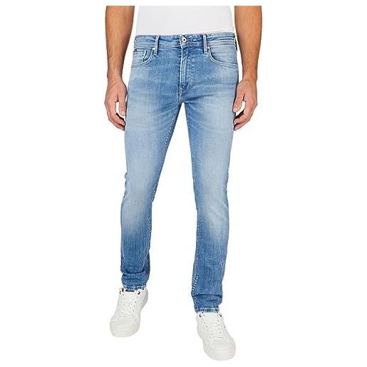 Pepe Jeans stanley regular fit uomo jeans regular fit regular denim, blu (denim-vx2), 38w / 34l