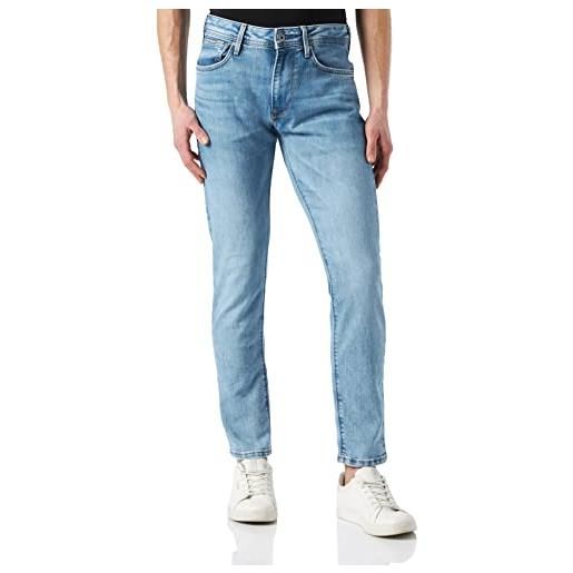 Pepe Jeans stanley regular fit uomo jeans regular fit regular denim, blu (denim-vx2), 38w / 34l