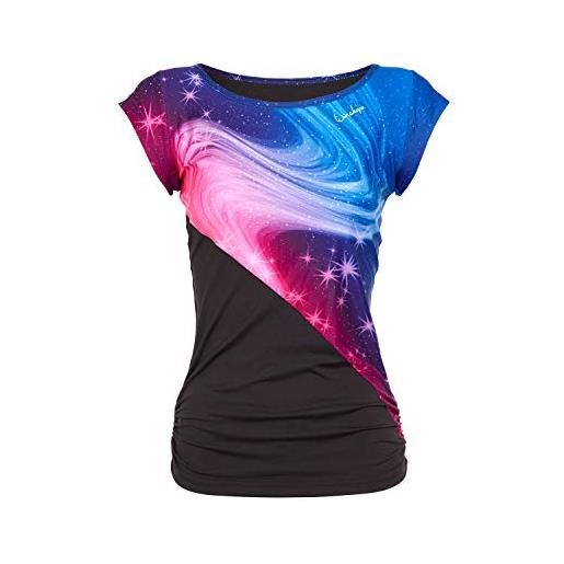 WINSHAPE super leichtes aet109, maglietta funzionale da donna con stampa stardust, per fitness, yoga, pilates