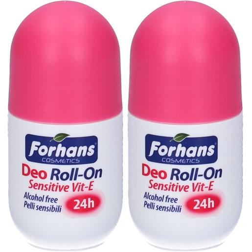Uragme Srl forhans deodorante roll-on sensitive vit-e set da 2 2x20 ml